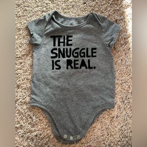 Infant Onesie ‘The Snuggle is Real’ Size 12 months